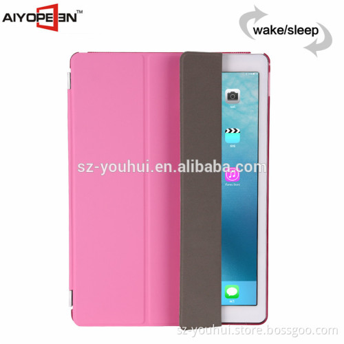 Hot Sales fashion and PU smart cover case Many folded 3 styles tablet shenzhen supplier for ipad pro 12.9''cases